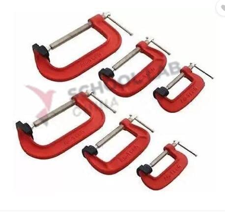 Assorted G-Clamps - Pack of 6